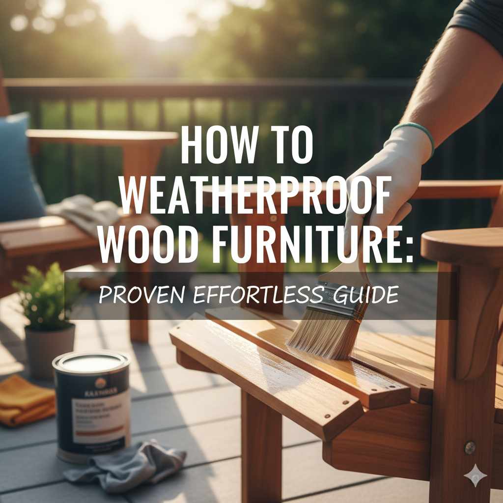 How to Weatherproof Wood Furniture