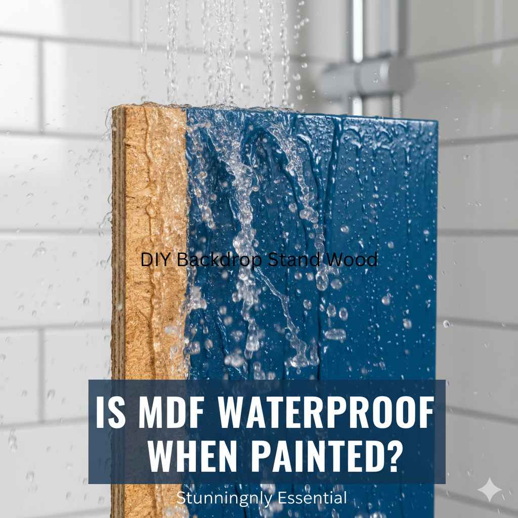 Is MDF Waterproof When Painted