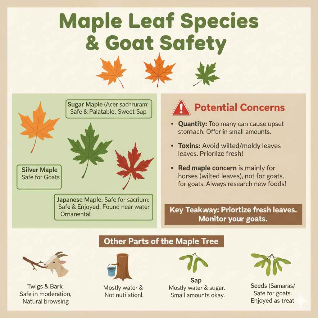 Maple Leaf Species and Goat Safety
