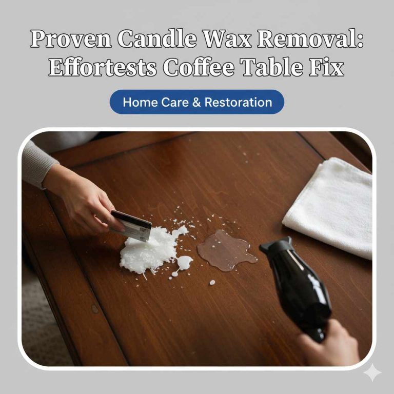 Proven Candle Wax Removal