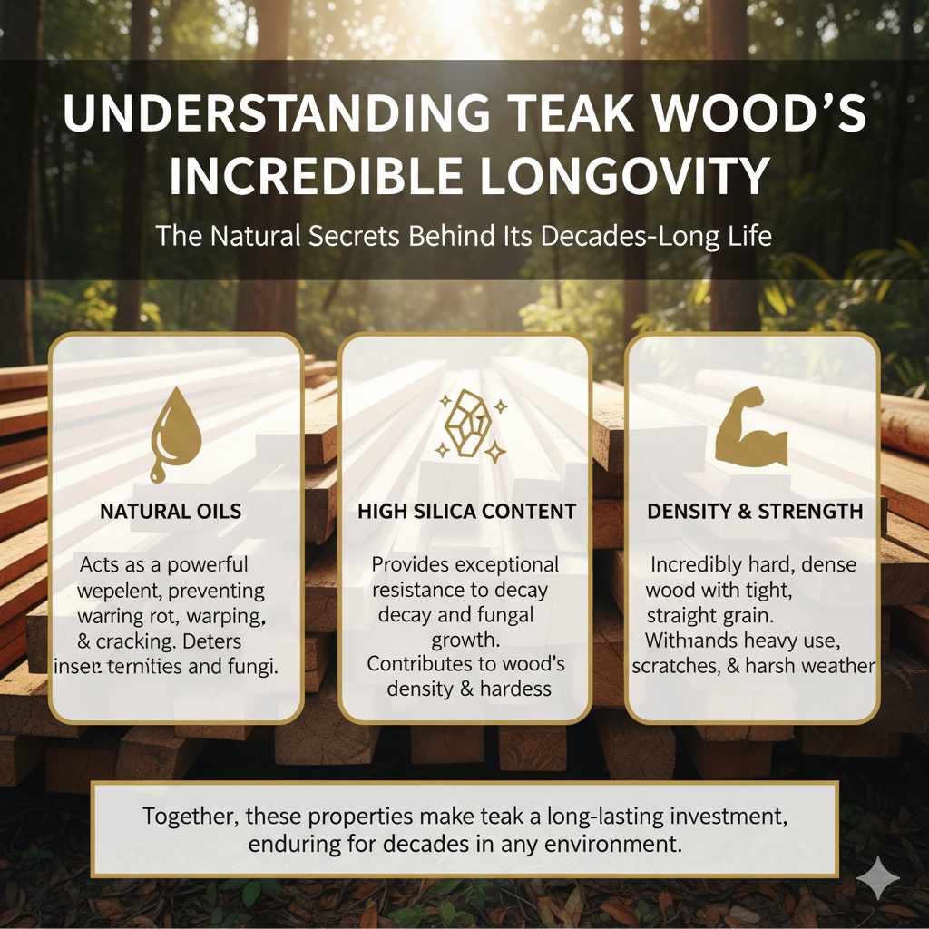 Understanding Teak Wood's Incredible Longevity
