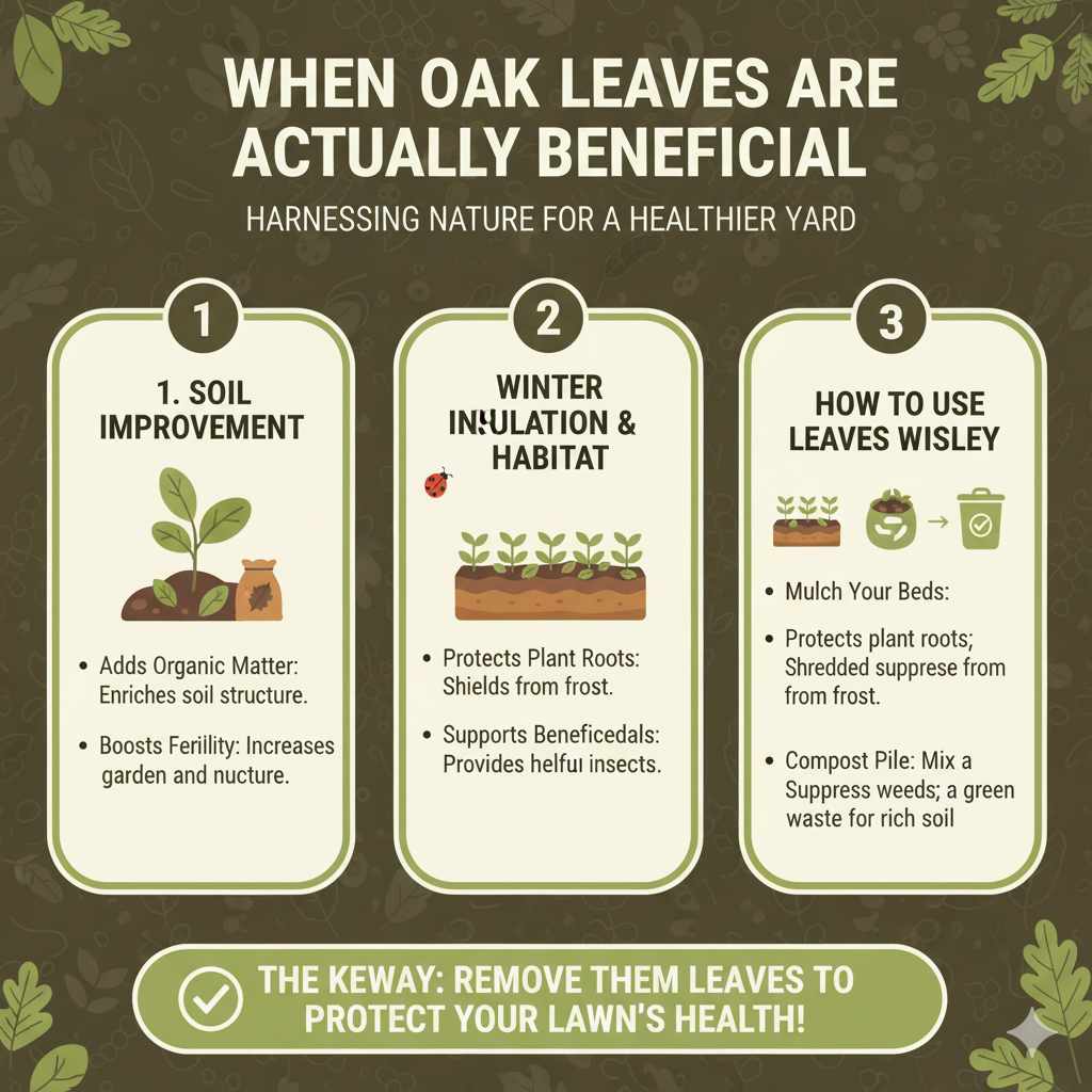 When Oak Leaves are Actually Beneficial