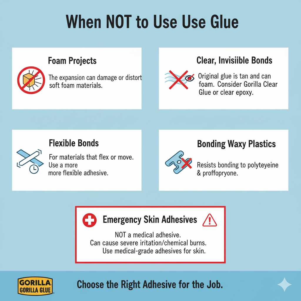 When NOT to Use Gorilla Glue