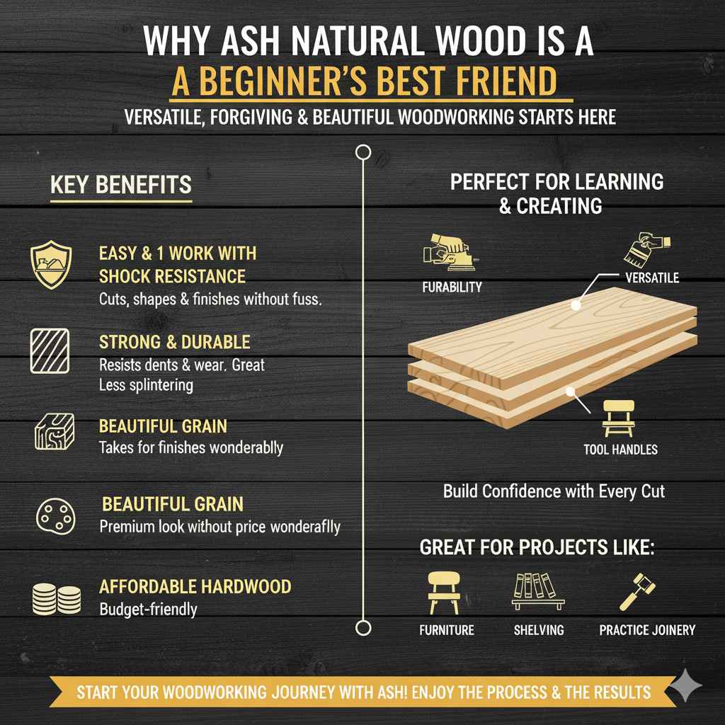 Why Ash Natural Wood is a Beginner's Best Friend