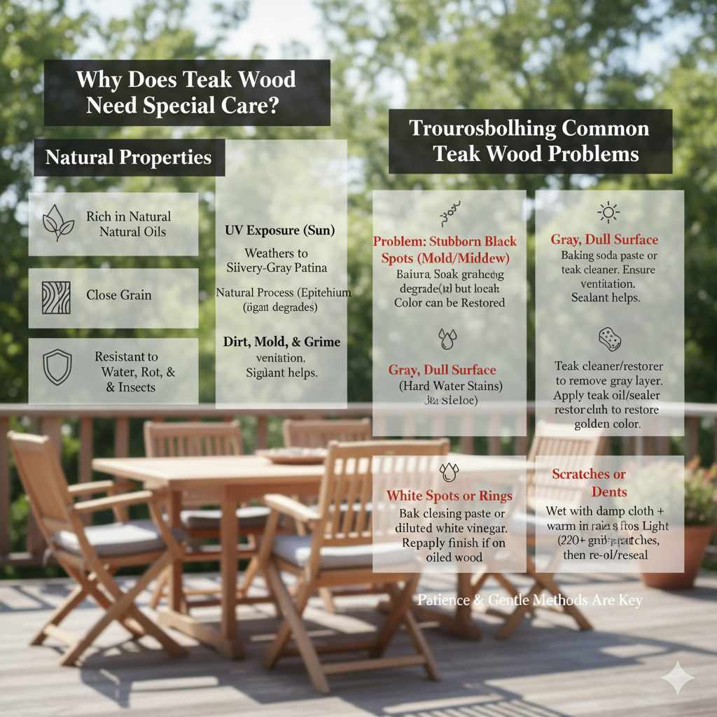 Why Does Teak Wood Need Special Care