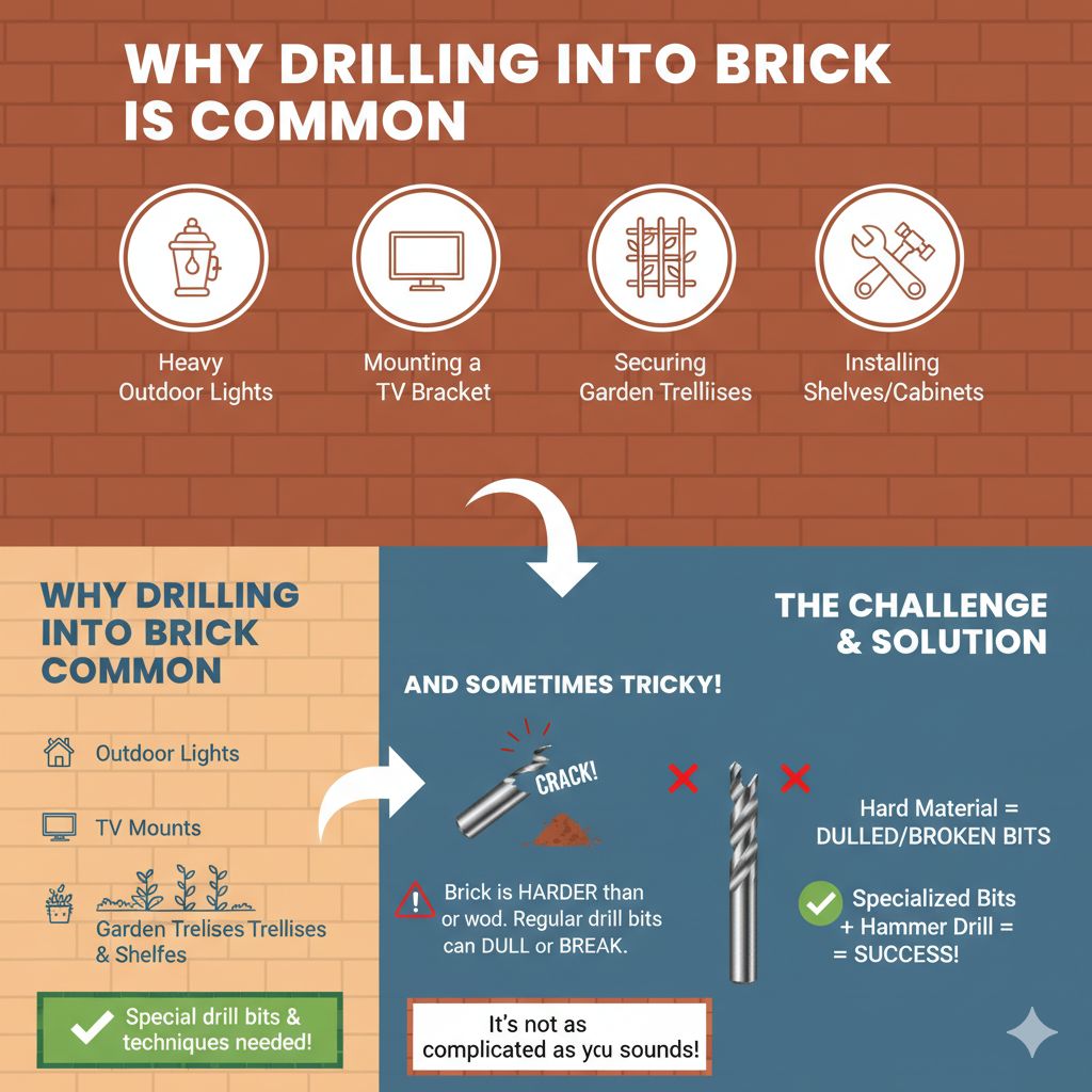 Why Drilling into Brick is Common