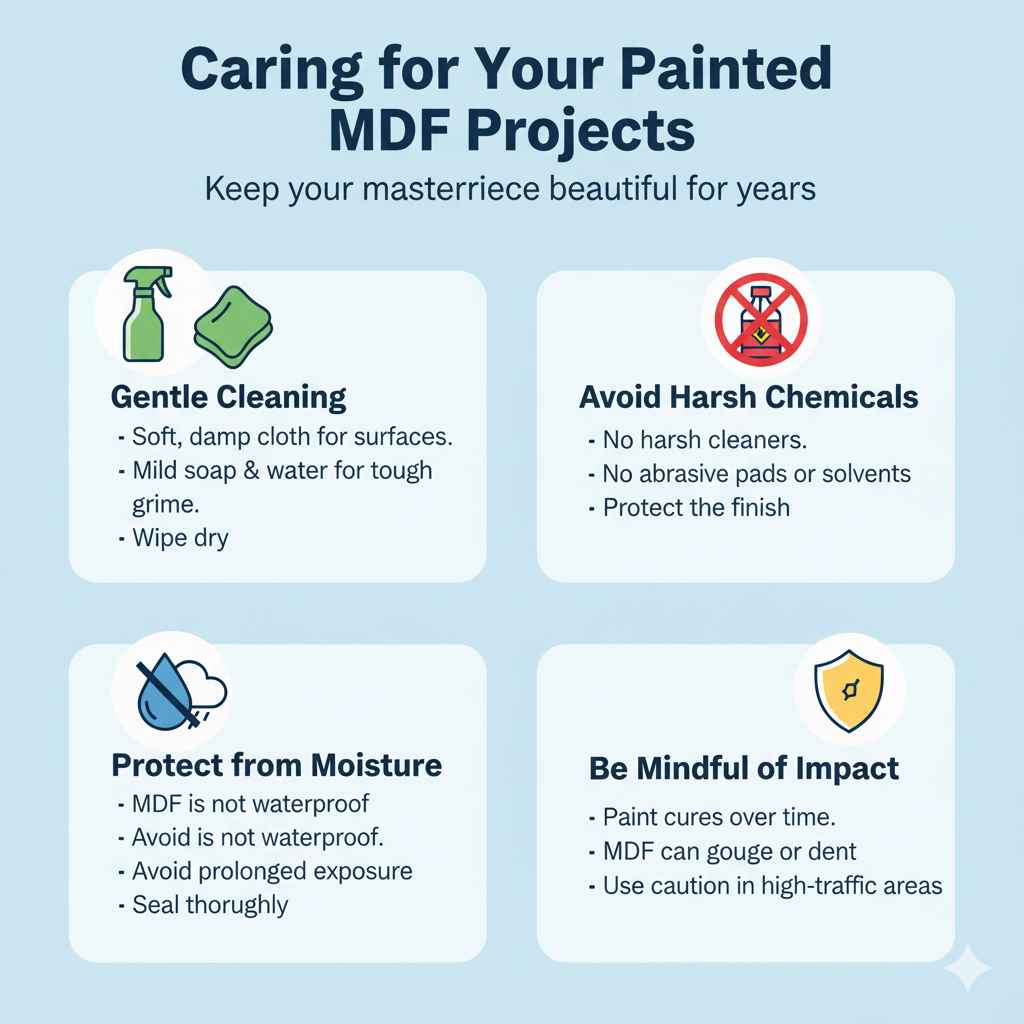 Caring for Your Painted MDF Projects