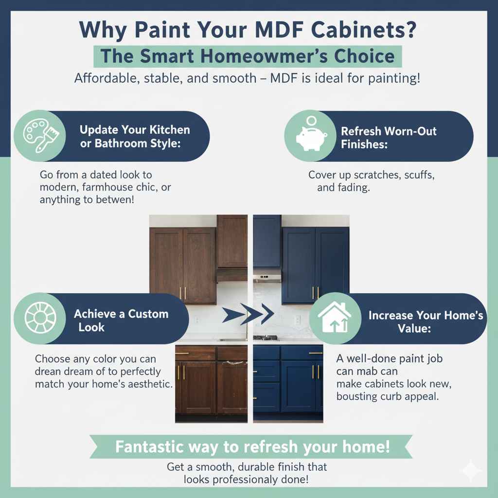 Why Repaint Your MDF Cabinets