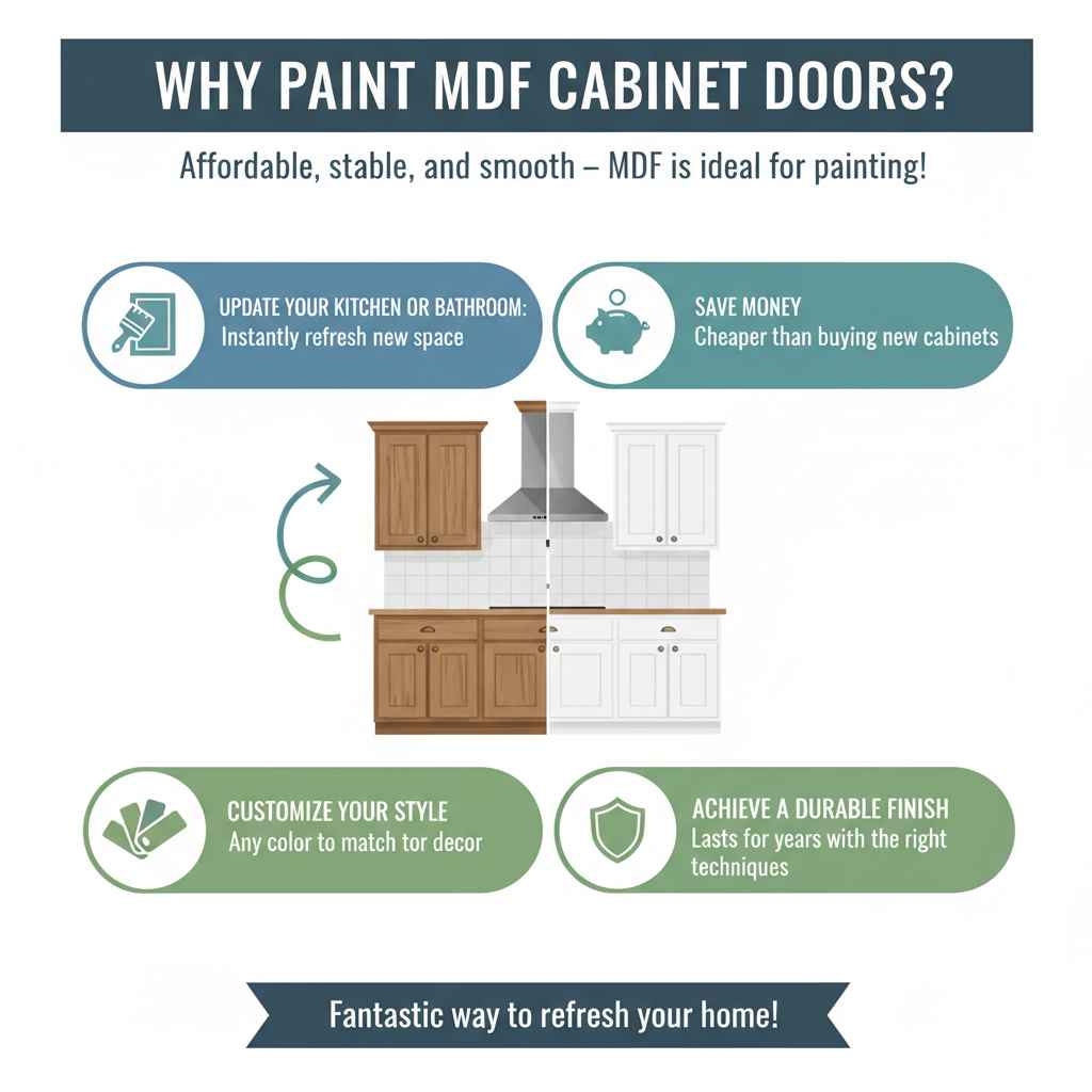 Why Paint MDF Cabinet Doors