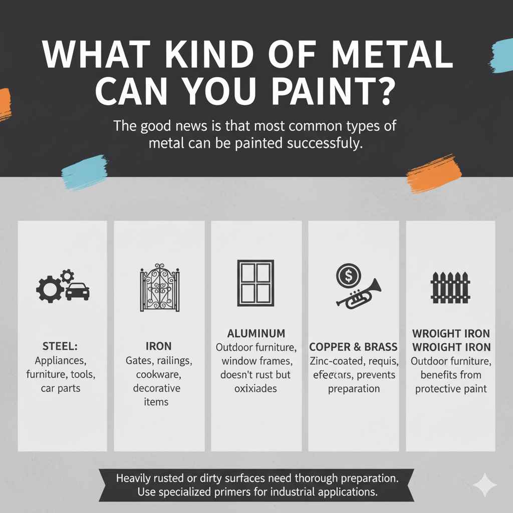 What Kind of Metal Can You Paint
