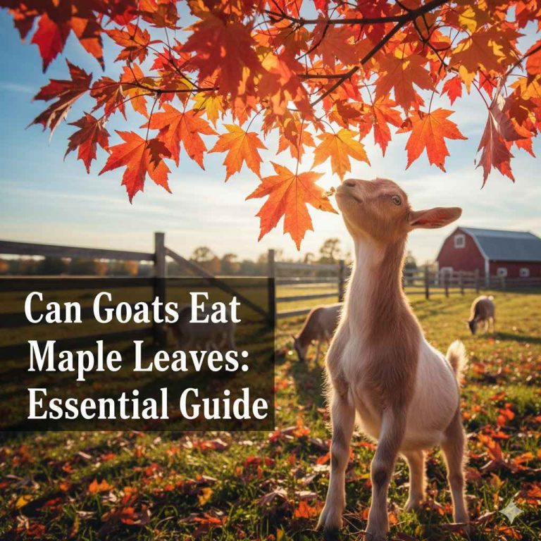 Can Goats Eat Maple Leaves