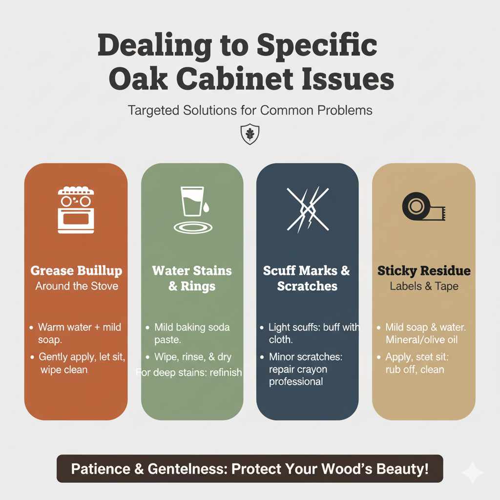 Dealing with Specific Oak Cabinet Issues