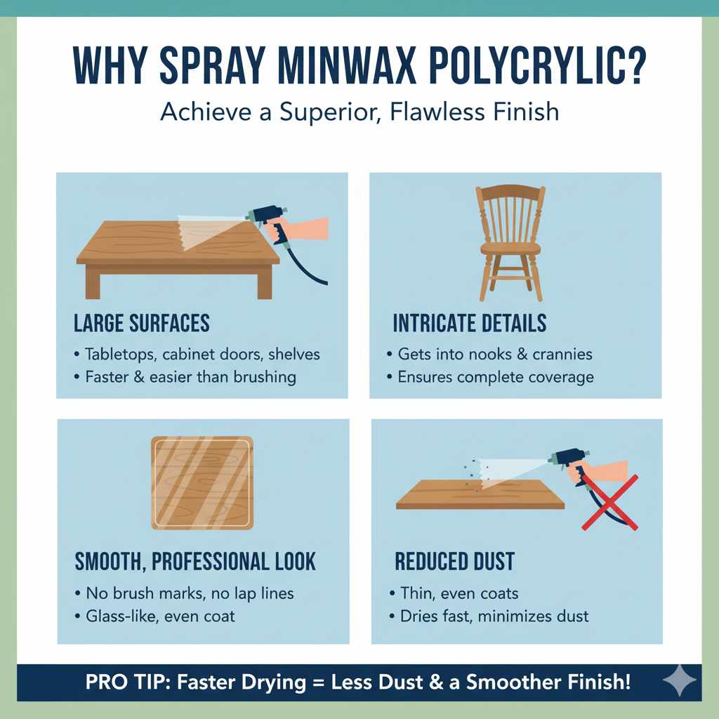 Why Spray Minwax Polycrylic
