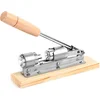 Anwenk heavy duty lever nutcracker with wood handle and base
