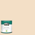 BEHR Premium Plus 1 quart Navajo White semi-gloss enamel interior paint can