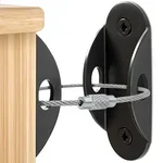 Booda Brand metal furniture anchor anti-tip strap bracket