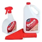 Bruce Hardwood and Laminate Floor Cleaner 2-pack, 32 oz spray bottle and 64 oz refill jug with microfiber cloth