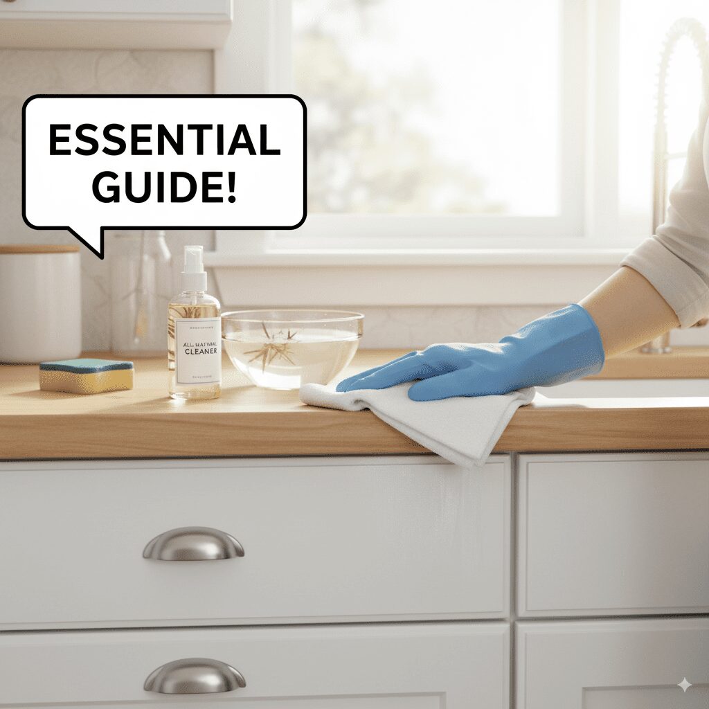 Best way to clean kitchen cabinets