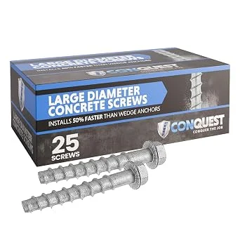 Galvanized foundation anchor bolts with nuts and washers