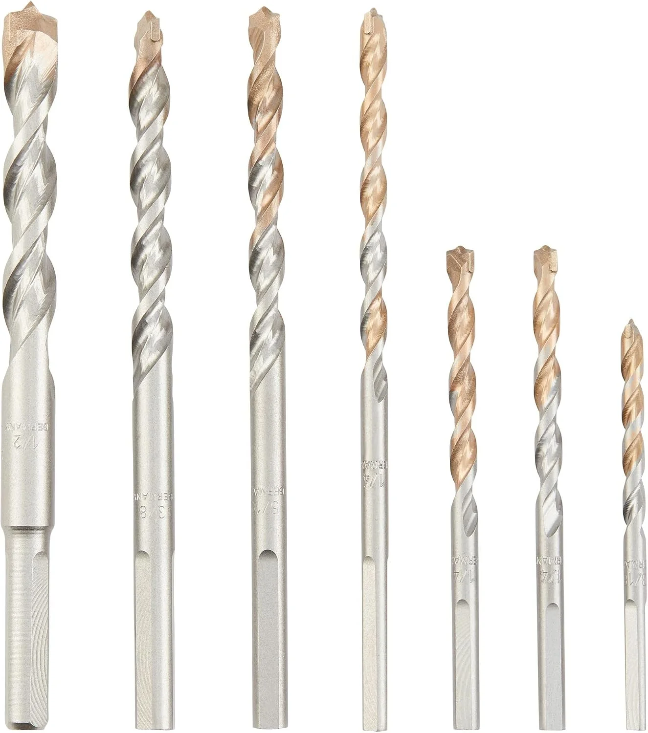DEWALT DW5207 Masonry Drill Bit Set, 7-piece
