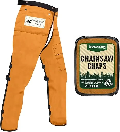 Forester apron-style chainsaw safety chaps
