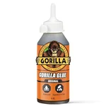 Gorilla Original Waterproof Polyurethane Glue, 8 ounce bottle