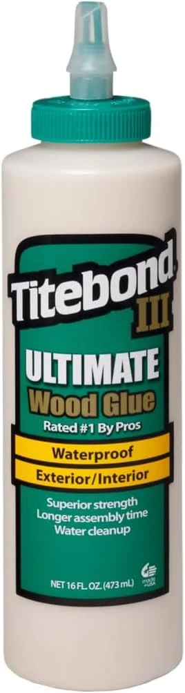 Titebond III Ultimate wood glue bottle
