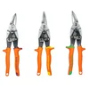 Klein Tools 3-piece aviation snip set for cutting metal studs