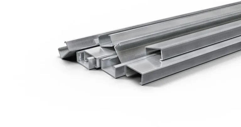Stack of metal stud and track channel profiles