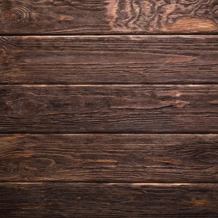 Close-up of natural wood grain texture in warm brown tones