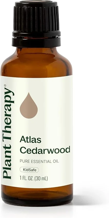 Plant Therapy Atlas Cedarwood Essential Oil, 30mL, 100% Pure Undiluted