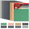 BOSHCRAFT 24-piece aluminum oxide and silicon carbide sandpaper assortment