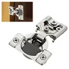 Home Expert satin nickel cabinet hinges 10 pack