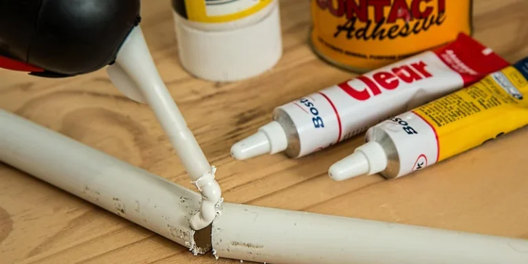 Applying strong adhesive glue for a repair