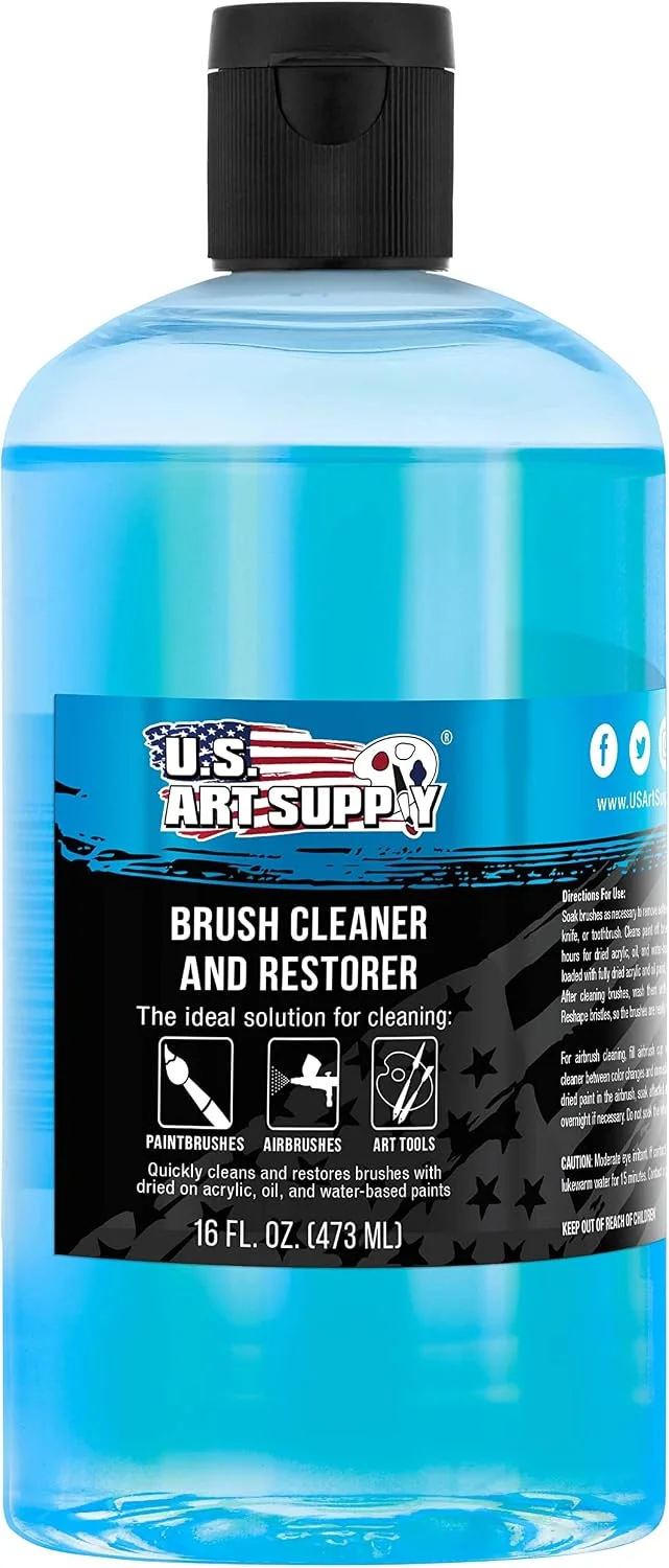 U.S. Art Supply Brush Cleaner and Restorer
