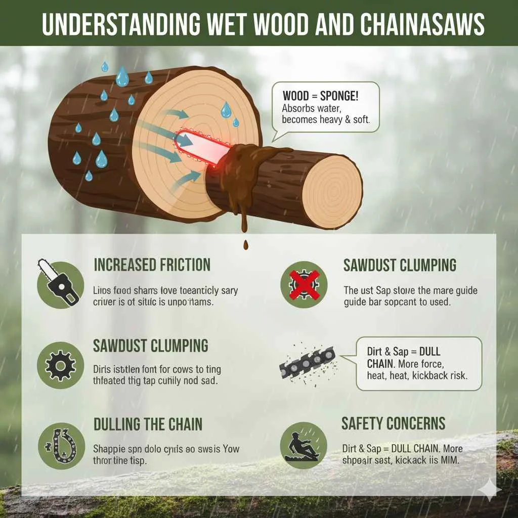 Understanding Wet Wood and Chainsaws