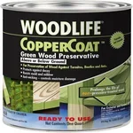 Wolman WOODLIFE CopperCoat green wood preservative quart can