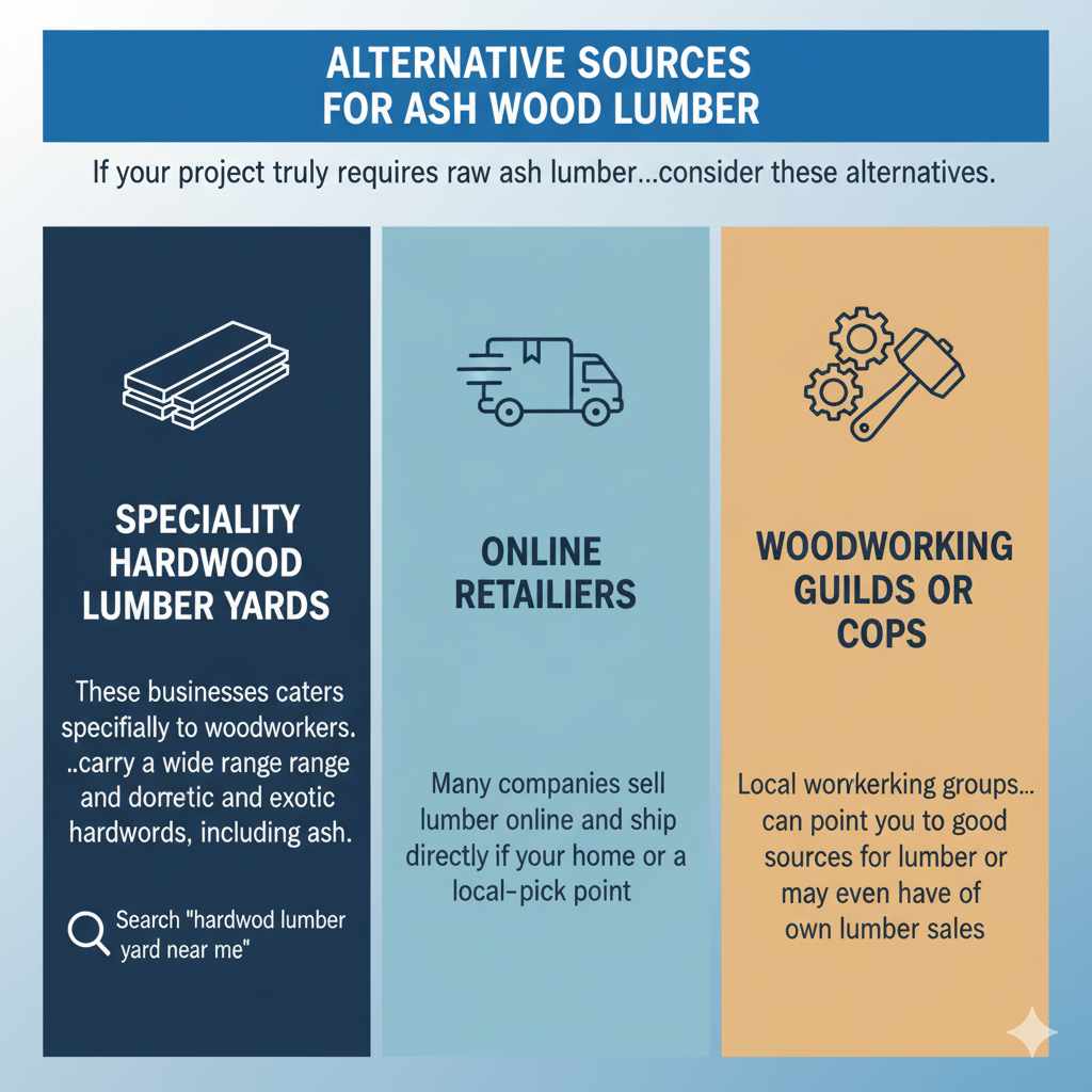 Alternative Sources for Ash Wood Lumber