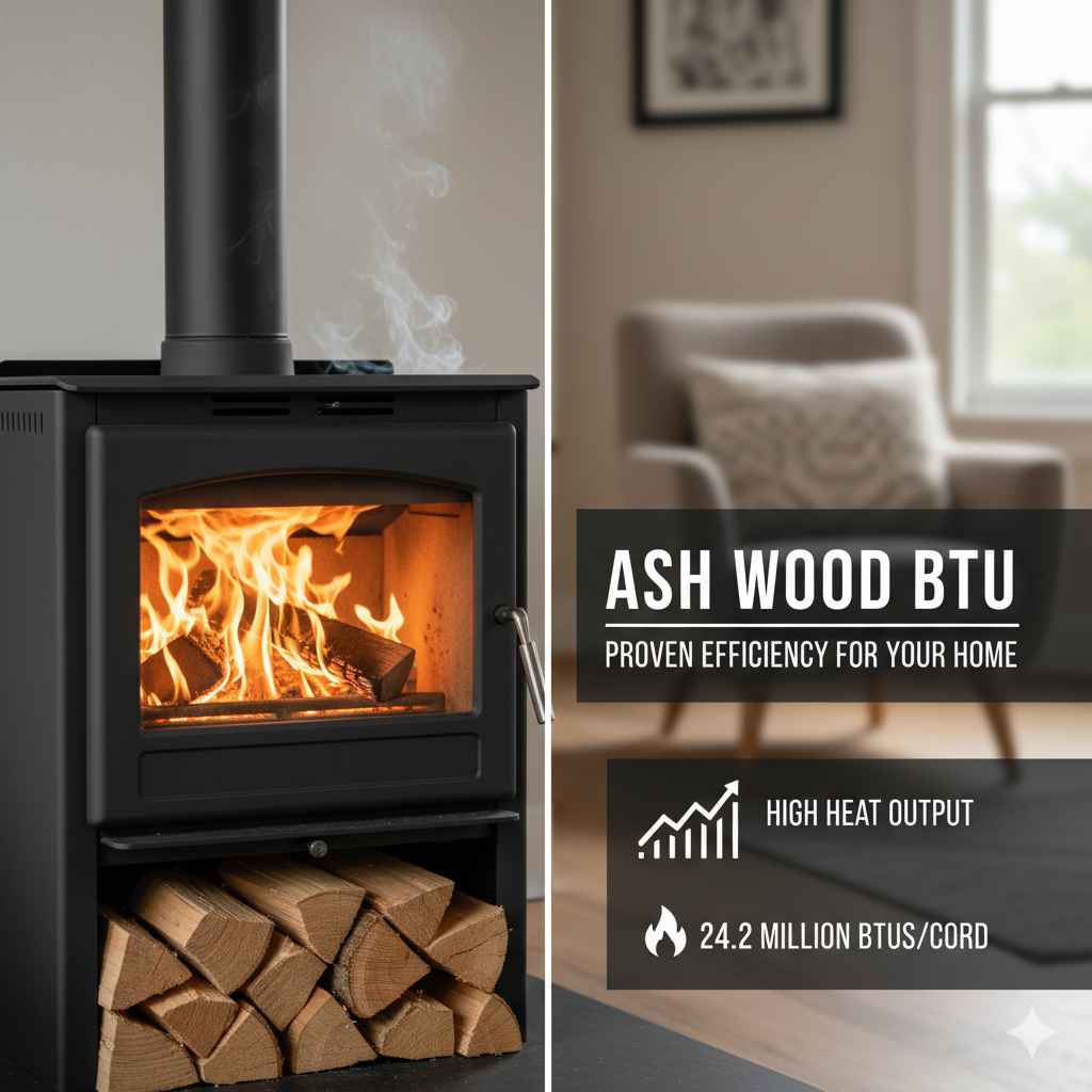 Ash Wood BTU