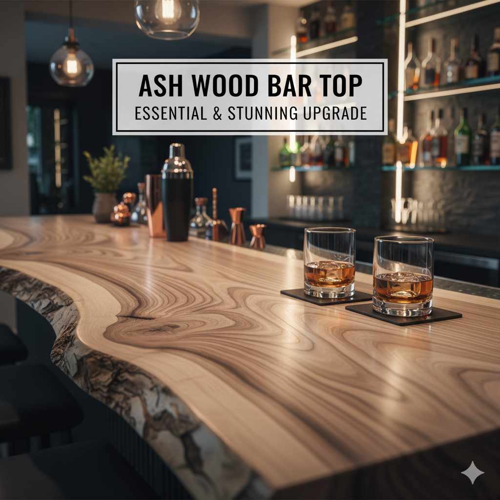 Ash Wood Bar Top