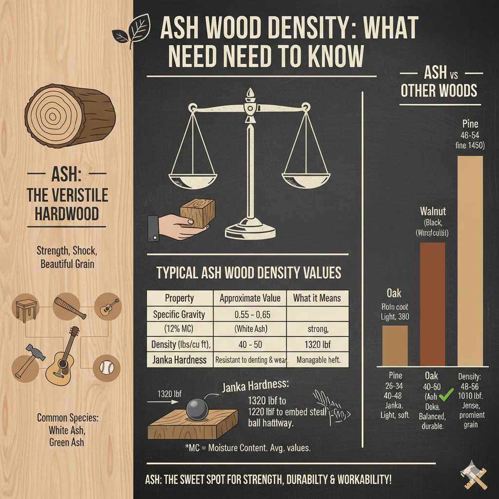 Ash Wood Density