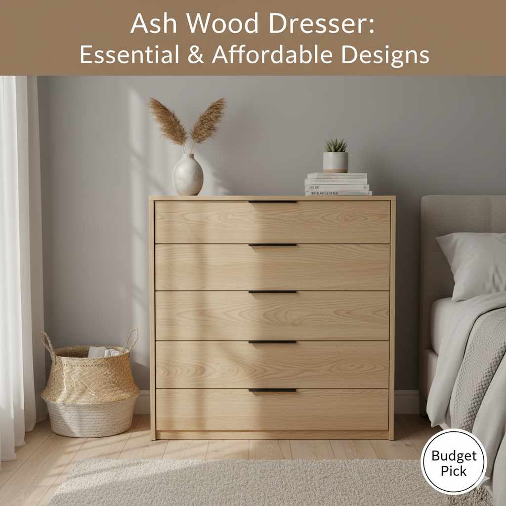 Ash Wood Dresser