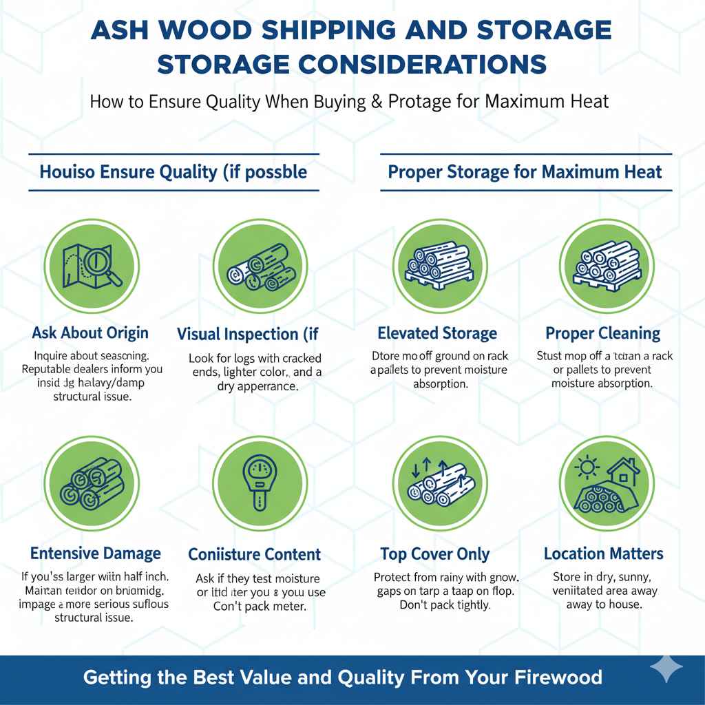 Ash Wood Shipping and Storage Considerations