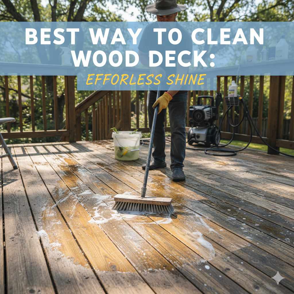 Best Way To Clean Wood Deck