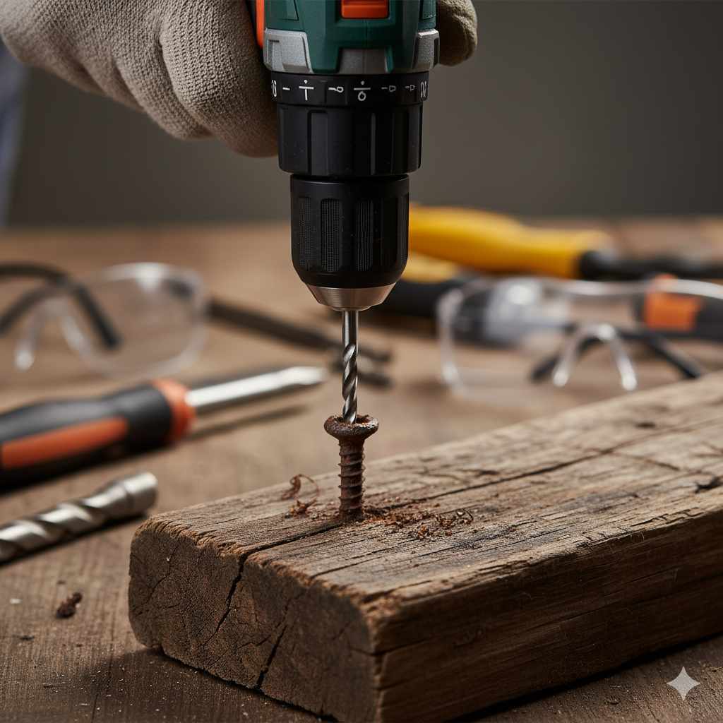 Can You Drill Through A Screw To Remove It