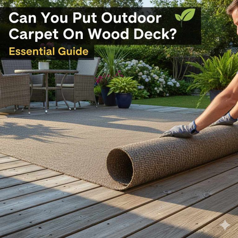 Can You Put Outdoor Carpet On Wood Deck