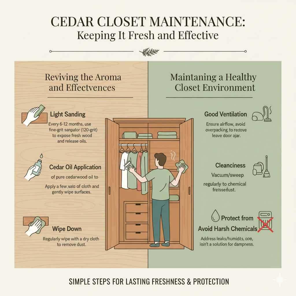 Cedar Closet Maintenance