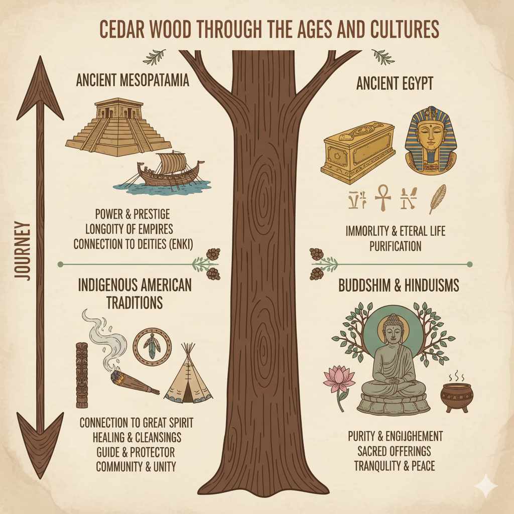 Cedar Wood Through the Ages and Cultures