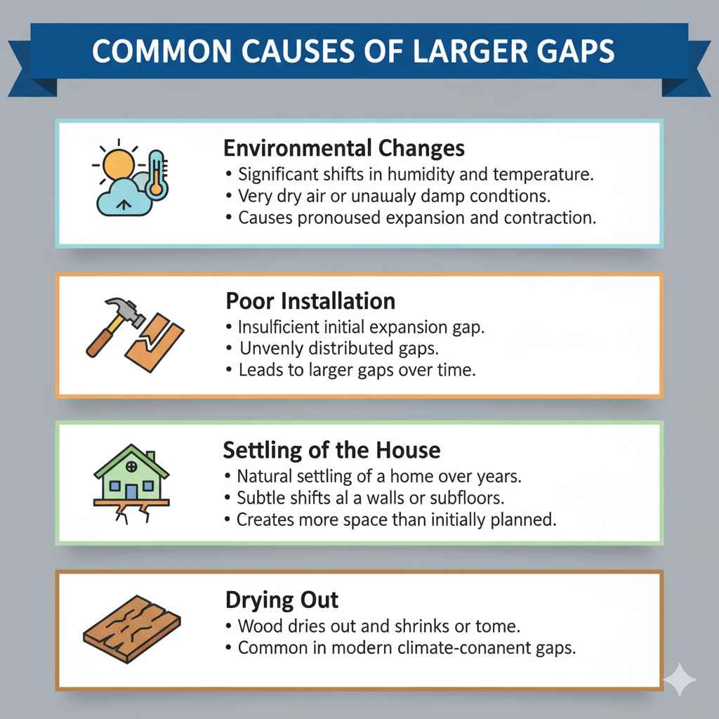 Common Causes of Larger Gaps