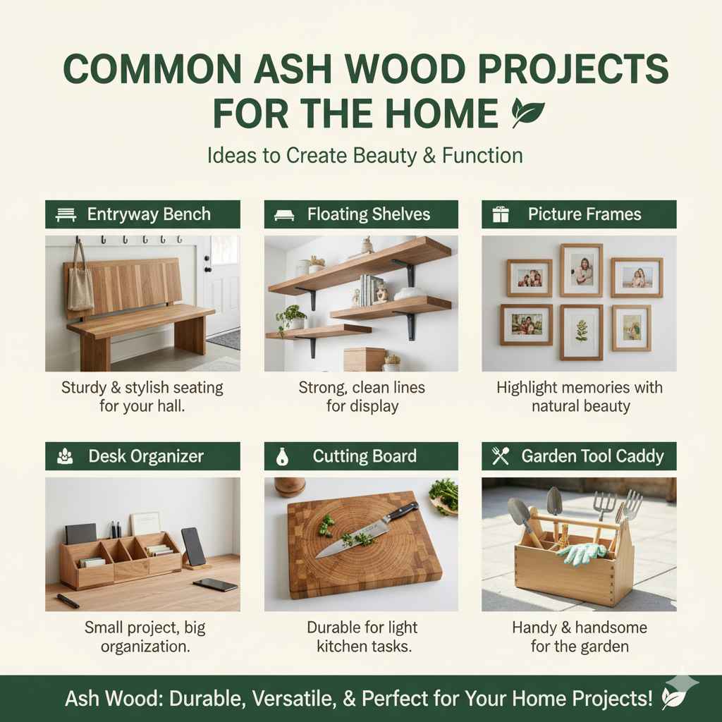 Common ash Wood Projects for the Home